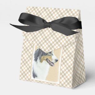 Australian Shepherd Painting - Original Dog Art Favour Box