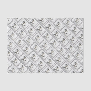 Australian Shepherd Painting - Original Dog Art Tissue Paper