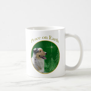 Australian Shepherd Peace Coffee Mug