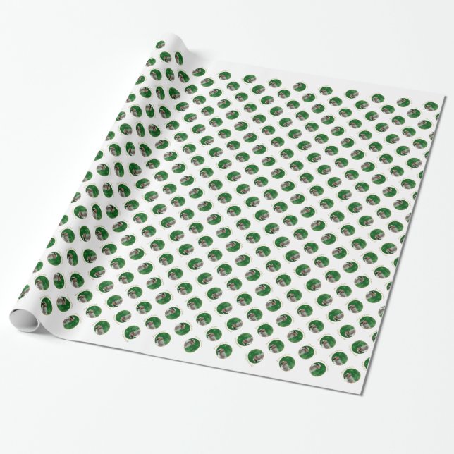 Australian Shepherd Peace Wrapping Paper (Unrolled)