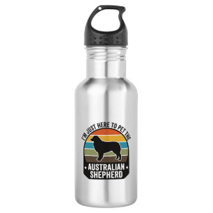 Australian Shepherd Pet Lover Vintage Dog Shirt De 532 Ml Water Bottle