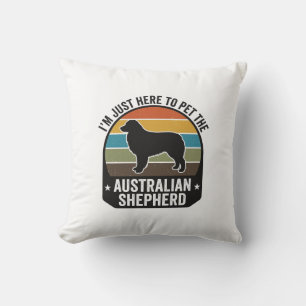 Australian Shepherd Pet Lover Vintage Dog Shirt De Cushion