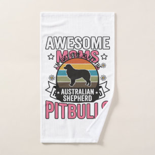 Australian Shepherd Pet Lover Vintage Dog Shirt De Hand Towel