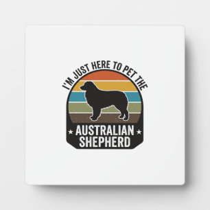 Australian Shepherd Pet Lover Vintage Dog Shirt De Plaque