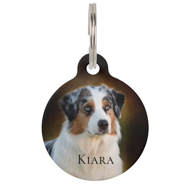 Australian Shepherd Pet Tag (Front)