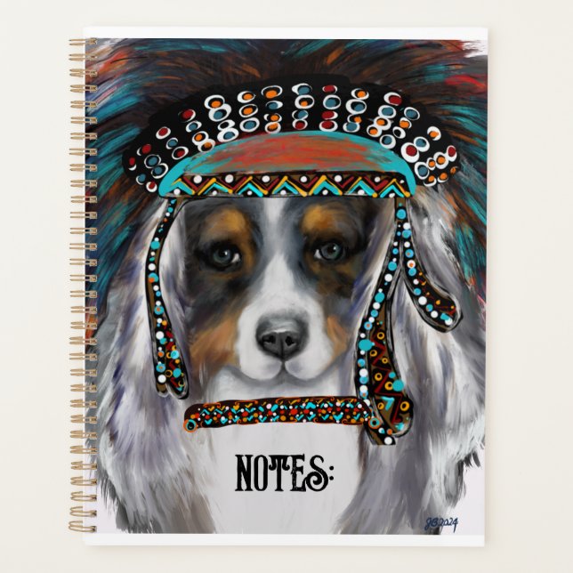 Australian Shepherd Planner (Front)