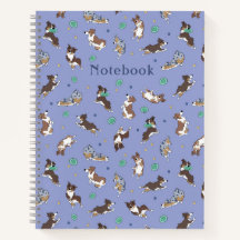 Australian Shepherd Play Fun Custom Spiral