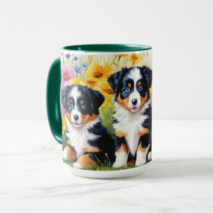 Australian Shepherd Puppy Mug