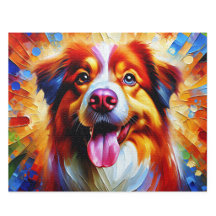 Australian Shepherd Puzzle: Red Aussie