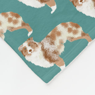 Australian Shepherd Red Merle Blanket