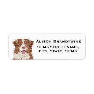 Australian Shepherd - return address labels