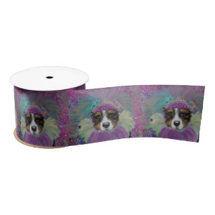 AUSTRALIAN SHEPHERD SATIN RIBBON