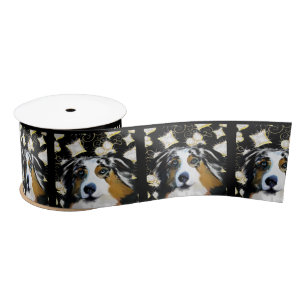 Australian Shepherd   Satin Ribbon