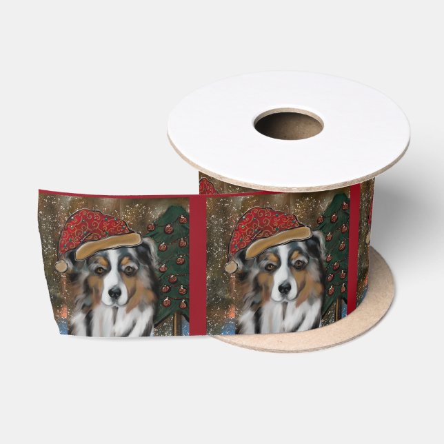 Australian Shepherd   Satin Ribbon (Spool)