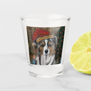 Australian Shepherd Shot Glass