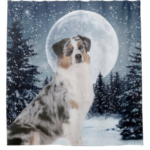 Australian Shepherd Shower Curtian Shower Curtain