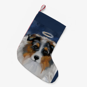 Australian Shepherd Small Christmas Stocking