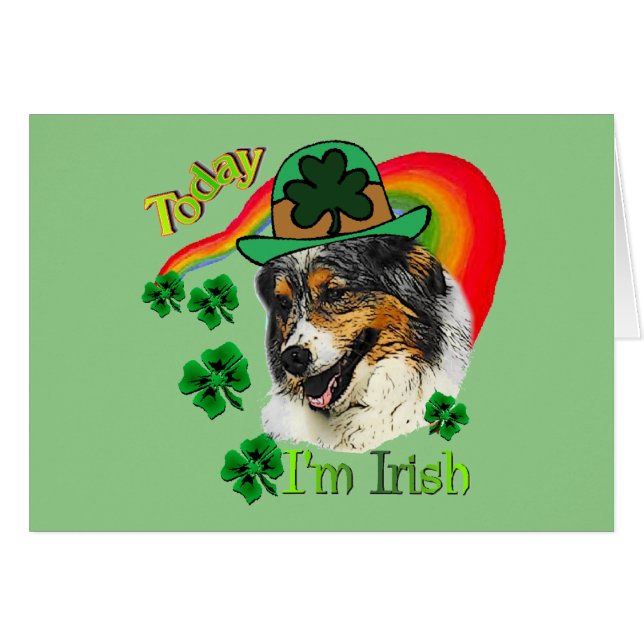 Australian Shepherd St Patricks (Front Horizontal)