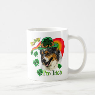 Australian Shepherd St Patricks Coffee Mug