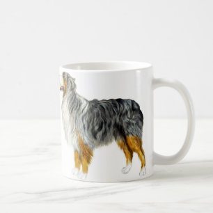 Australian Shepherd Standing Coffee Mug