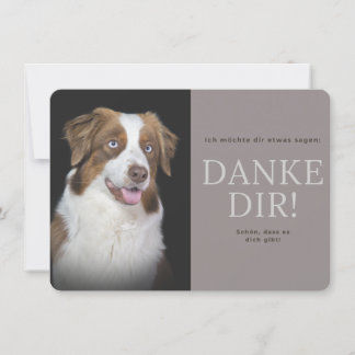 Australian Shepherd Thank You Card