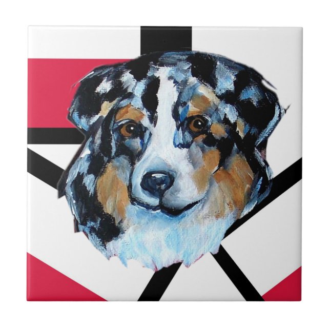 AUSTRALIAN SHEPHERD TILE (Front)