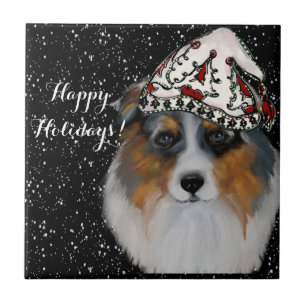 Australian Shepherd Tile
