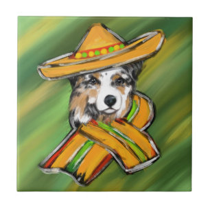 Australian Shepherd Tile