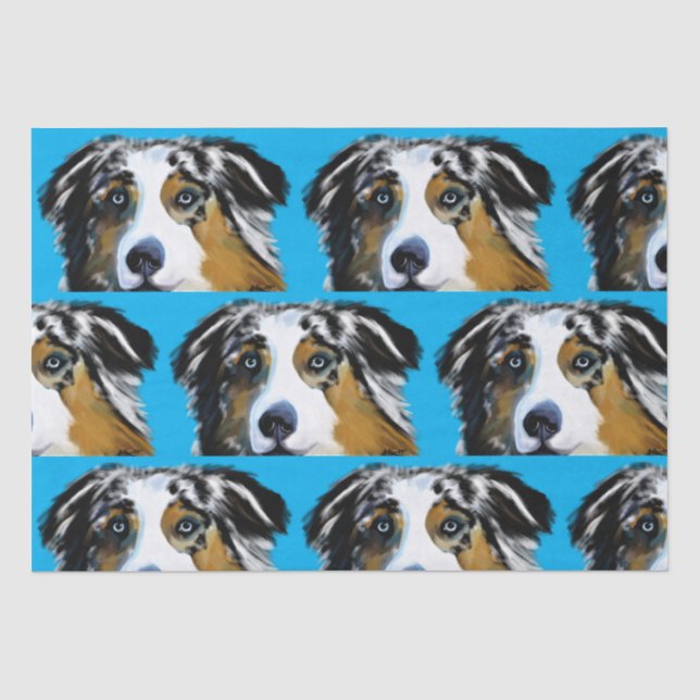 AUSTRALIAN SHEPHERD    TISSUE PAPER (Front)
