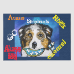 AUSTRALIAN SHEPHERD TISSUE PAPER