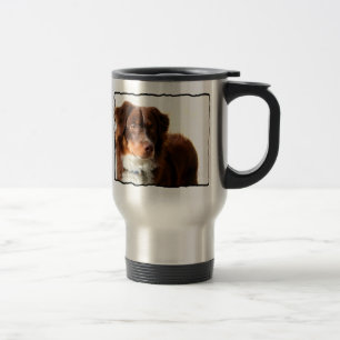 Australian Shepherd travel mug