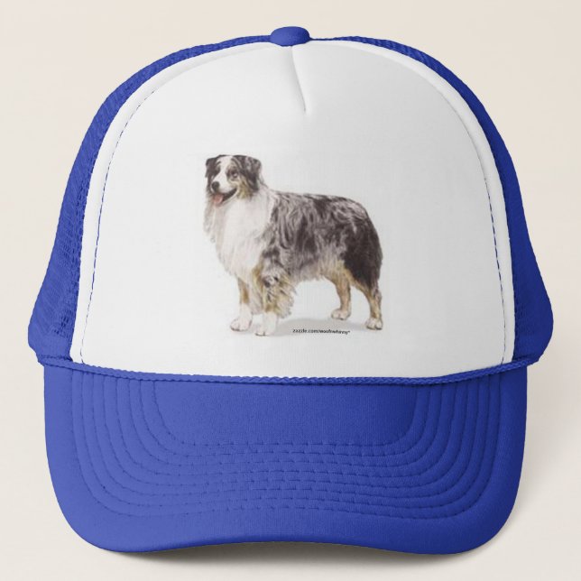 Australian Shepherd Trucker Hat (Front)