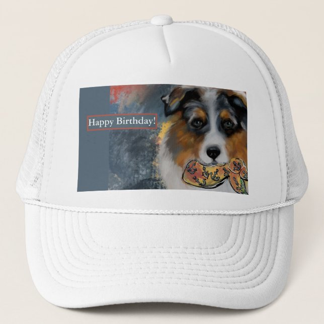 Australian Shepherd Trucker Hat (Front)
