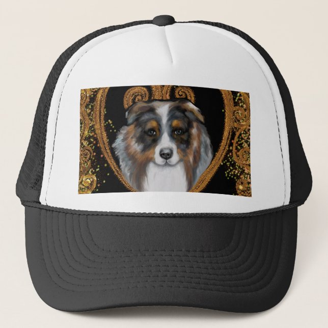 Australian Shepherd   Trucker Hat (Front)