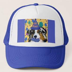 AUSTRALIAN SHEPHERD  TRUCKER HAT