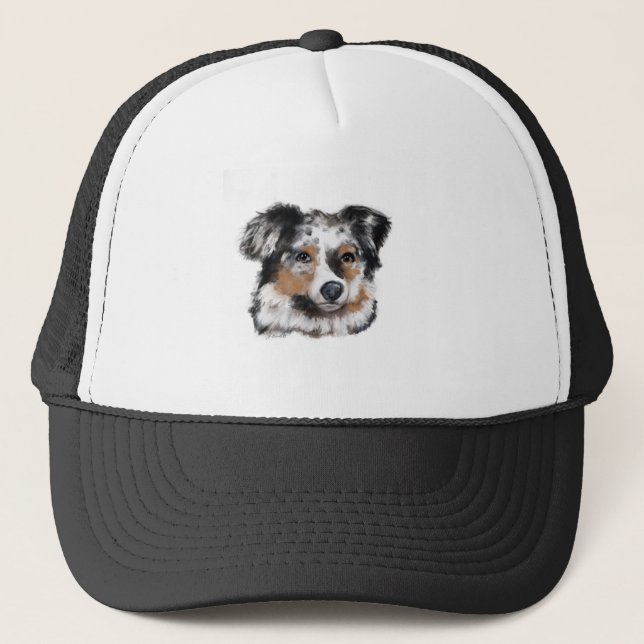 Australian Shepherd Trucker Hat (Front)