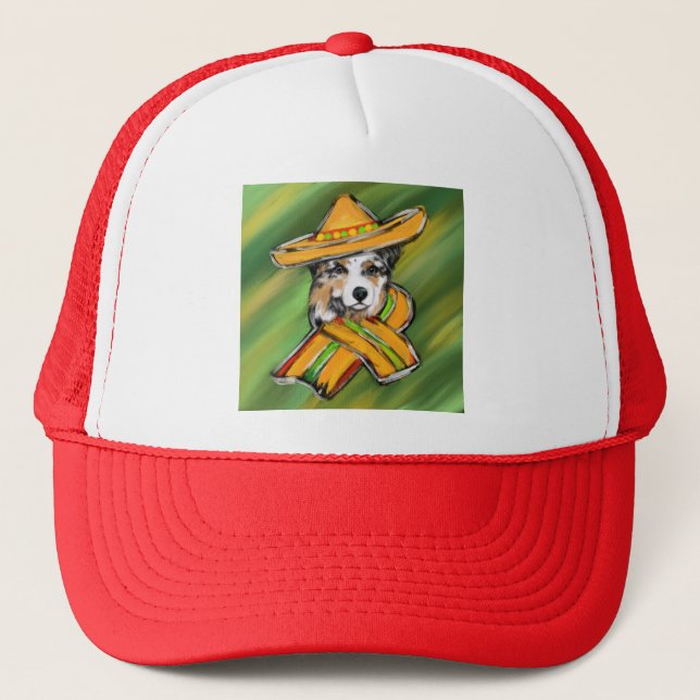 Australian Shepherd Trucker Hat (Front)