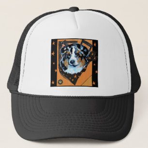 AUSTRALIAN SHEPHERD TRUCKER HAT