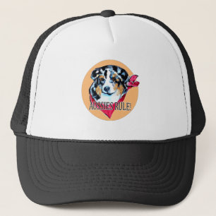 AUSTRALIAN SHEPHERD TRUCKER HAT