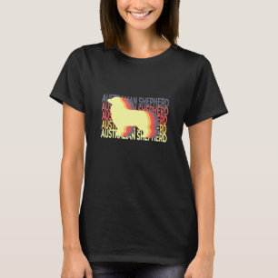 Australian Shepherd Vintage Repeat T-Shirt