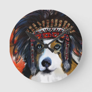 AUSTRALIAN SHEPHERD Watch Round Clock
