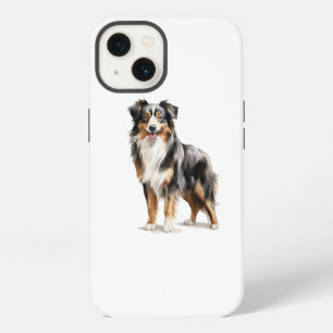 Australian Shepherd watercolor print Australian Sh iPhone 13 Case