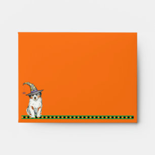Australian Shepherd Witch Envelope