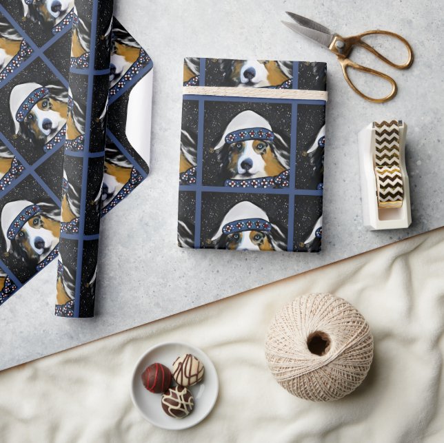 Australian Shepherd Wrapping Paper (Crafts)
