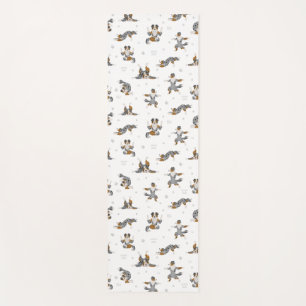 Australian shepherd yoga pose yoga mat