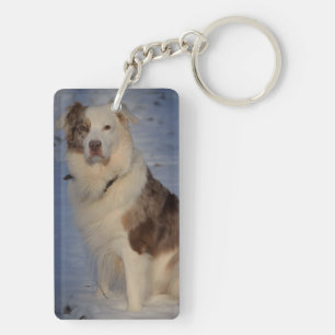 Australian Shepherds Key Ring