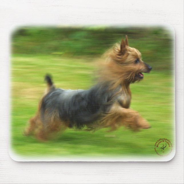 Australian Silky Terrier design Mouse Mat (Front)