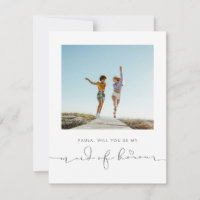 Australian Spelling Maid Of HONOUR Proposal
