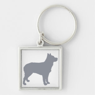 australian stumpy tail cattle dog silo blue.png key ring