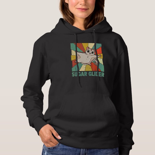 Australian Sugar Glider For A Sugar Glider Expert Hoodie (Front)